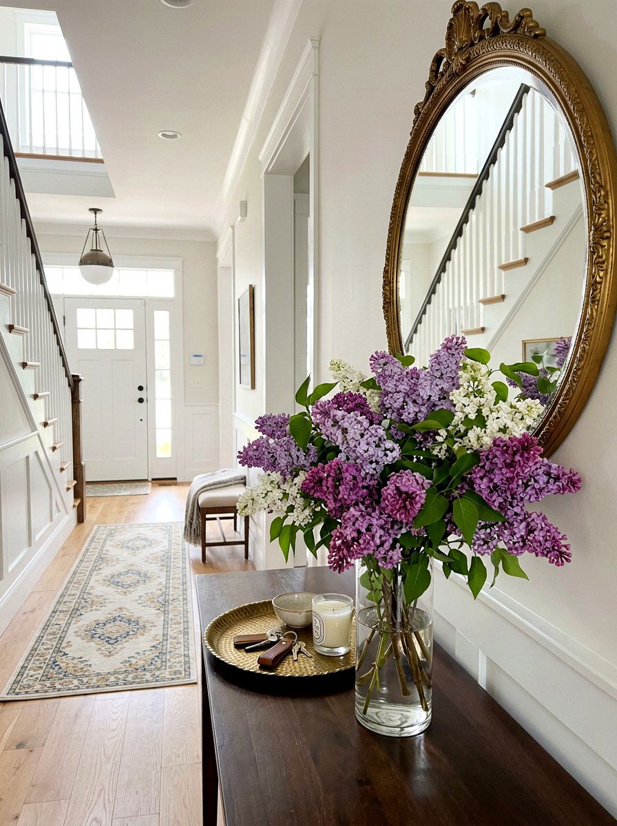 Lilac Cluster Vase - 25 Spring Flower Arrangement Ideas