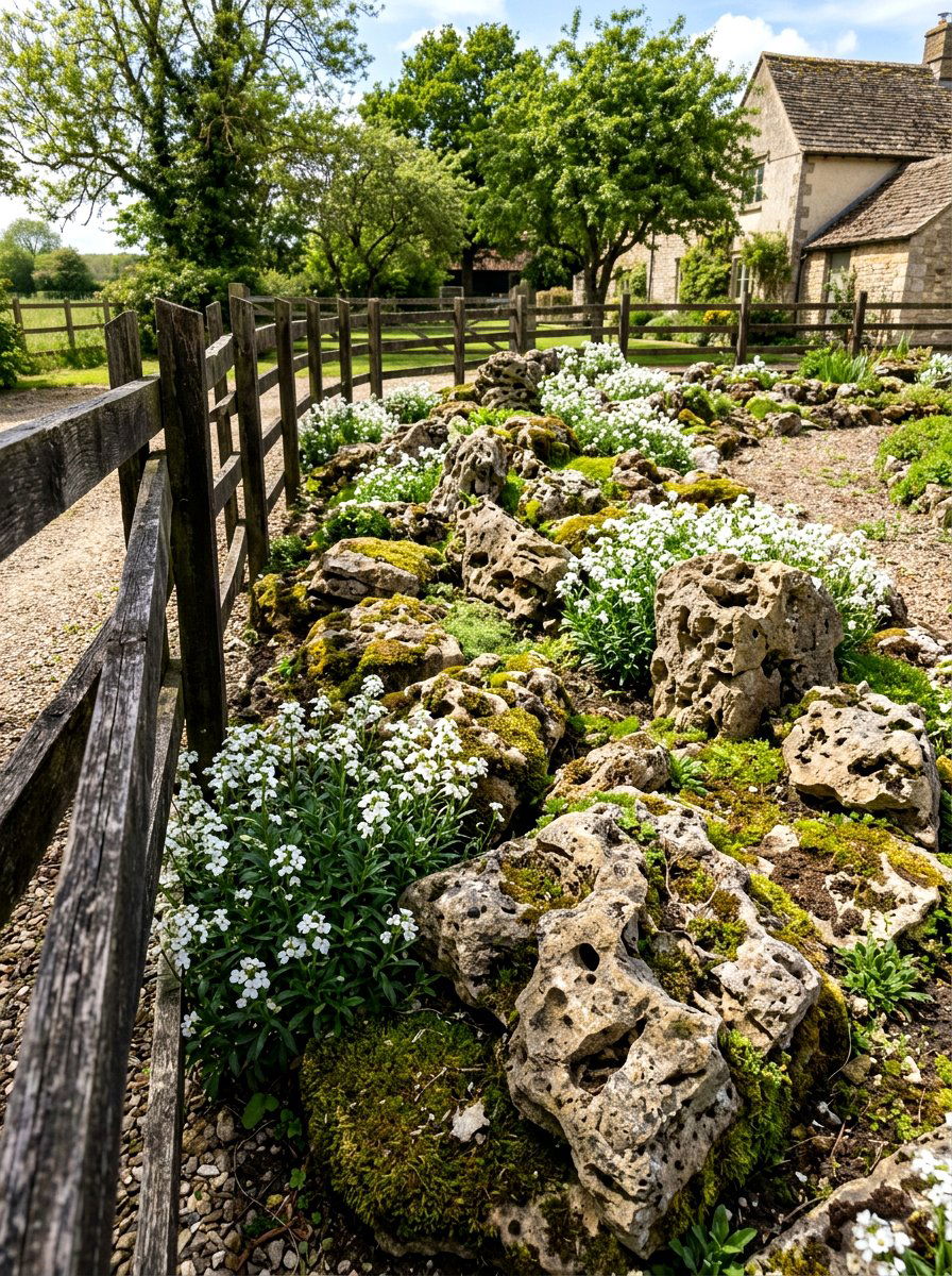 Limestone Rock Garden - 25 Spring Rock Garden Ideas