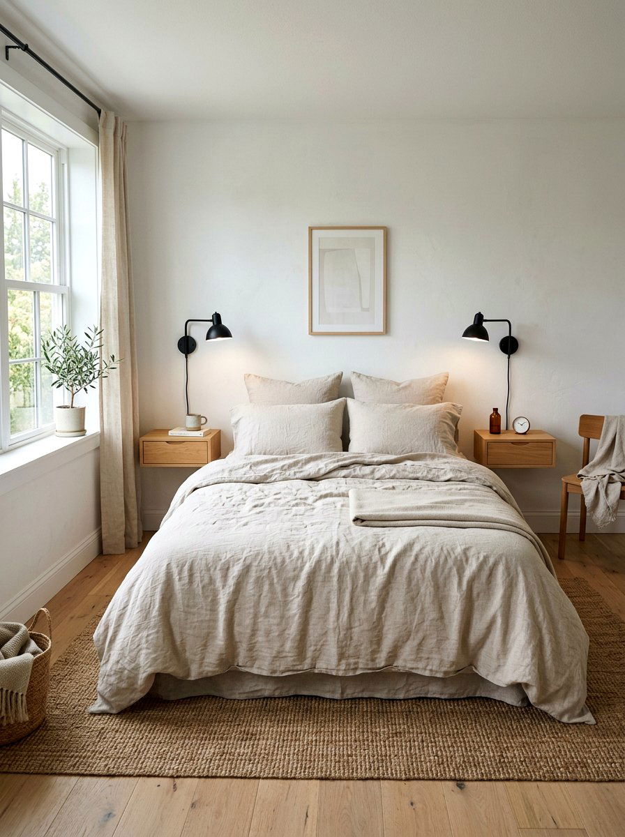 Linen Duvet Cover - 25 Spring Bedroom Decor Ideas