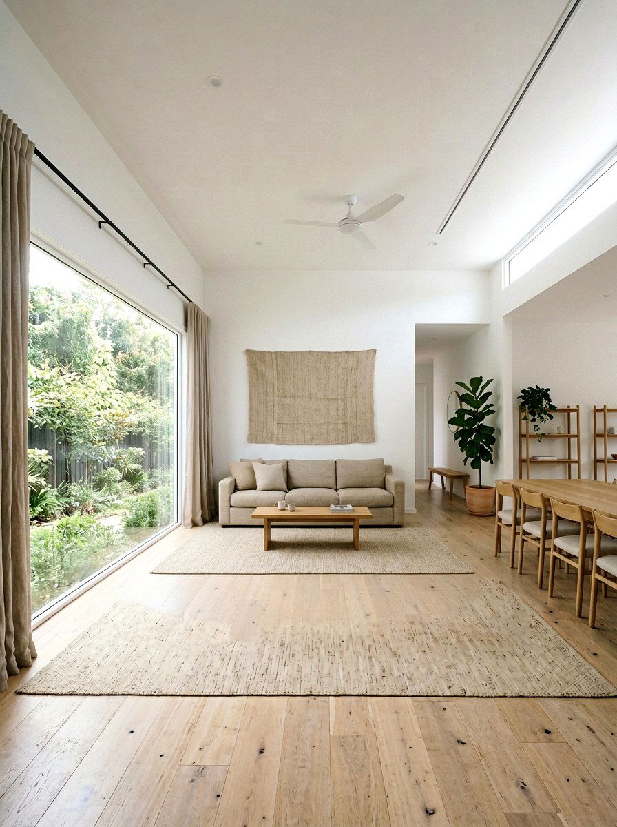 Linen Minimalist Room - 25 Spring Linen Decor Ideas