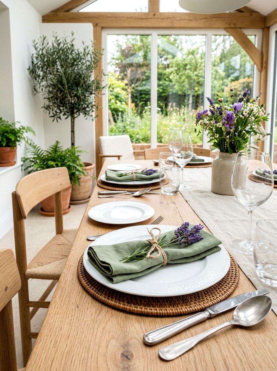 Linen Napkin Place Setting - 25 Spring Champagne Brunch Ideas