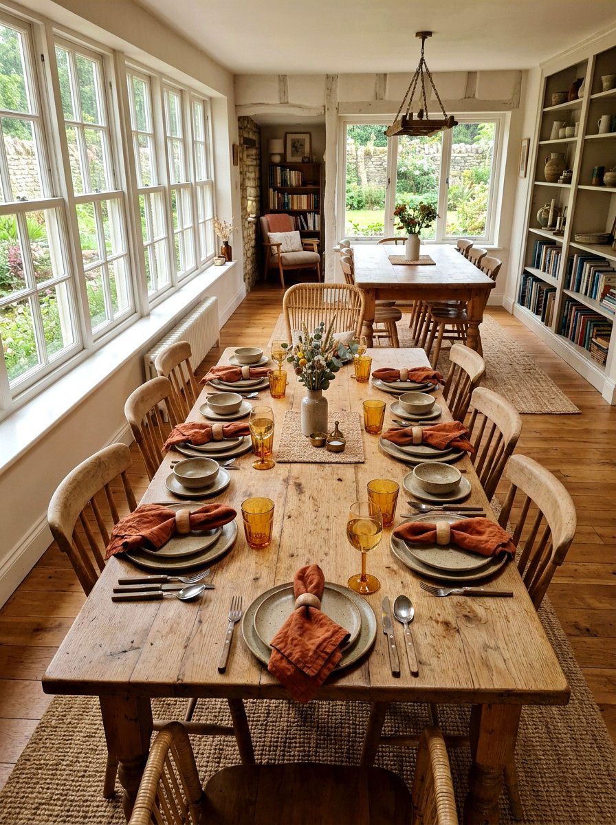 Linen Napkin Setting - 25 Spring Table Decor Ideas