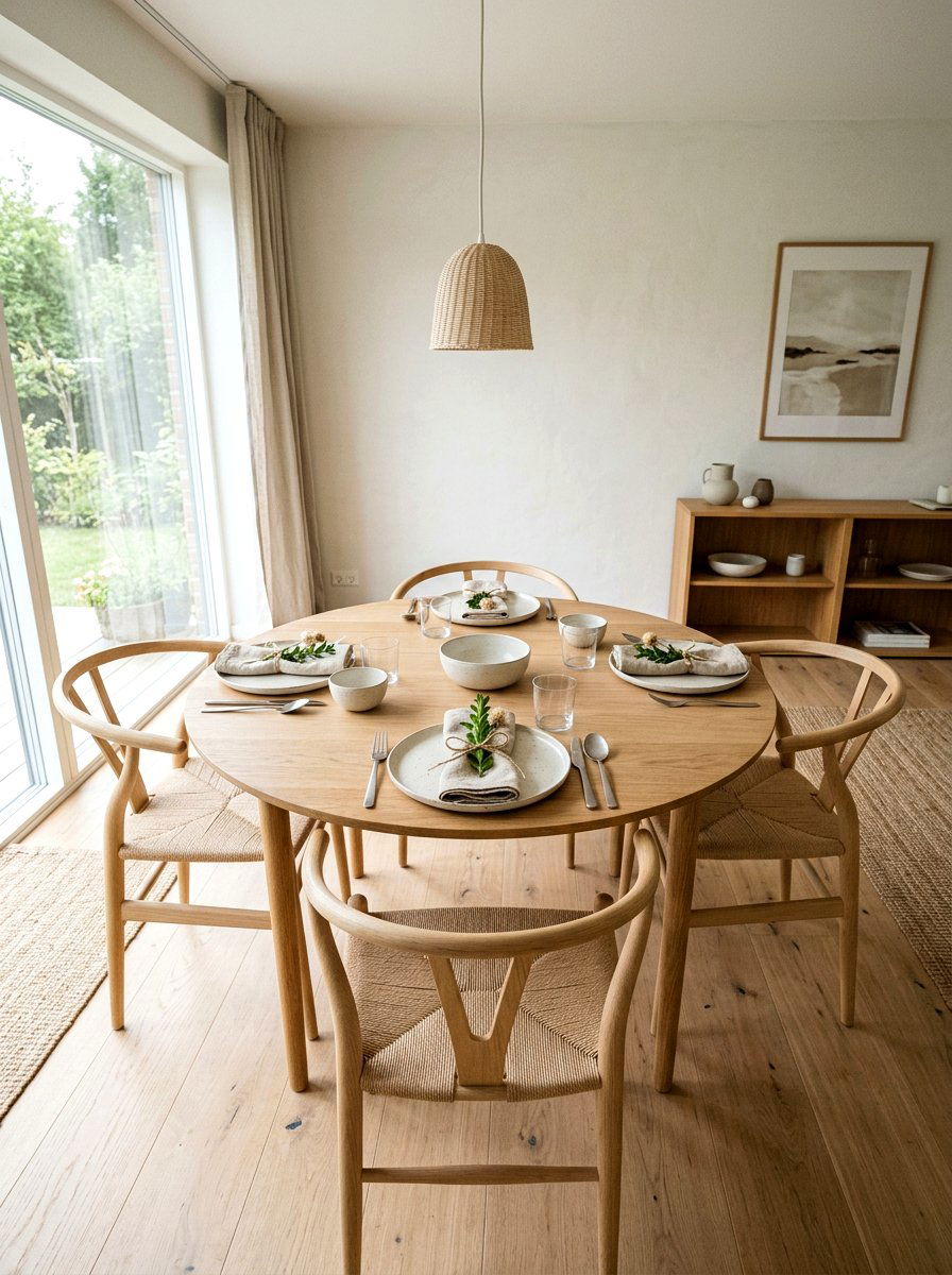 Linen Napkin With Twine - 25 Spring Round Table Decor Ideas