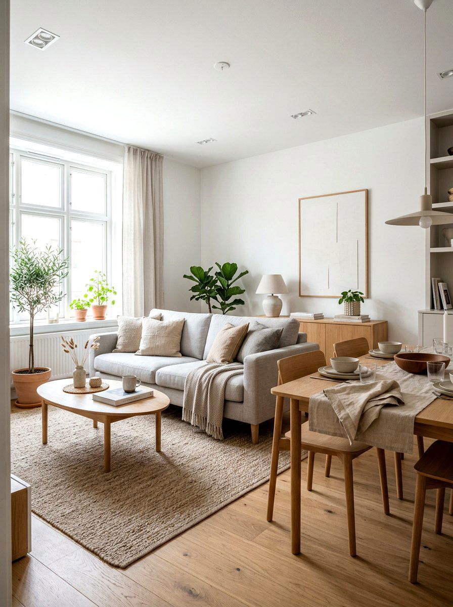 Linen Scandi Home - 25 Spring Linen Decor Ideas