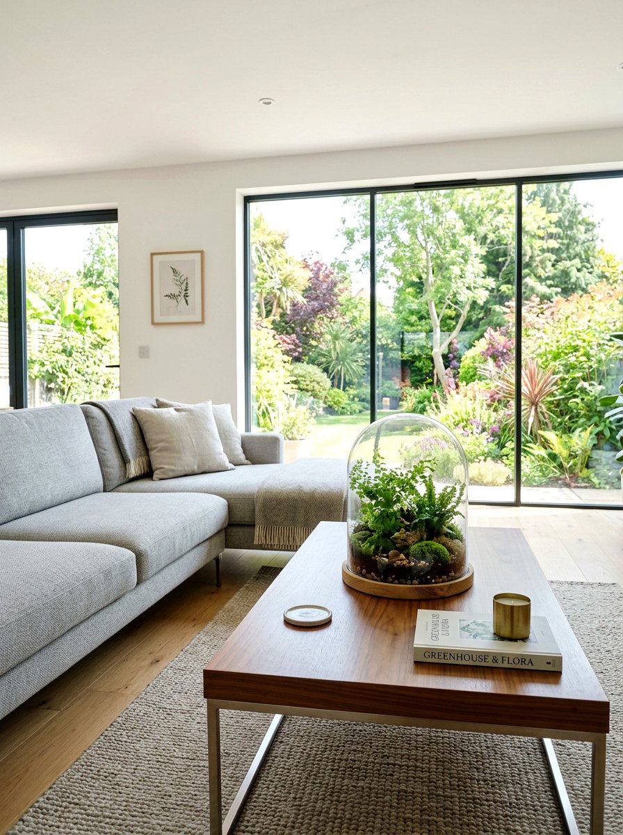 Live Moss And Ferns - 25 Spring Glass Cloche Ideas