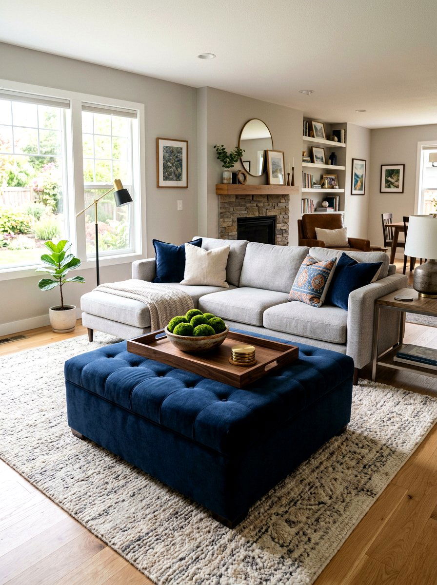 Living Room Ottoman Tray Decor - 25 Spring Serving Tray Ideas