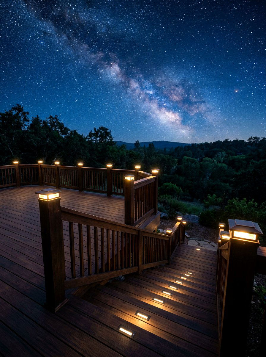 Low Voltage Deck Lighting - 25 Spring Backyard Decor Ideas