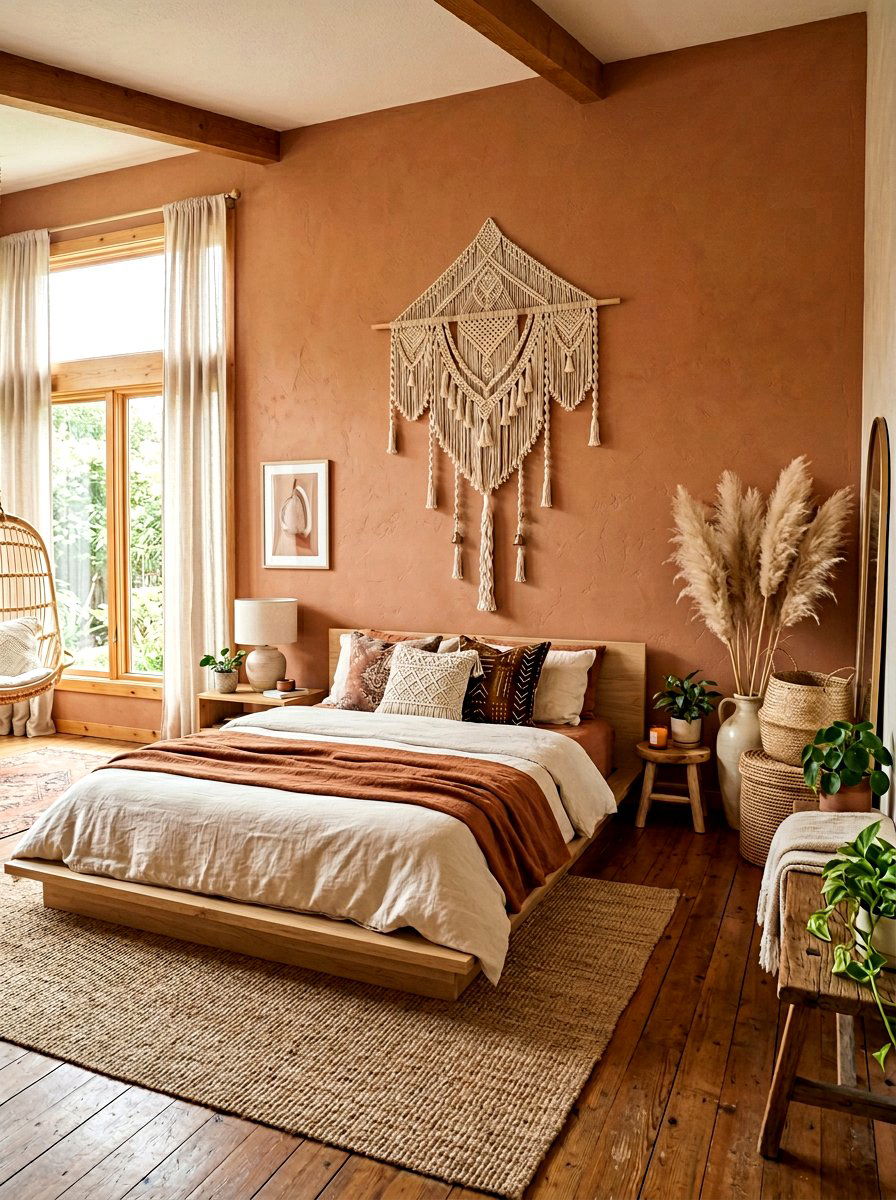 Macrame Boho Kite Decor - 25 Spring Kite Decor Ideas