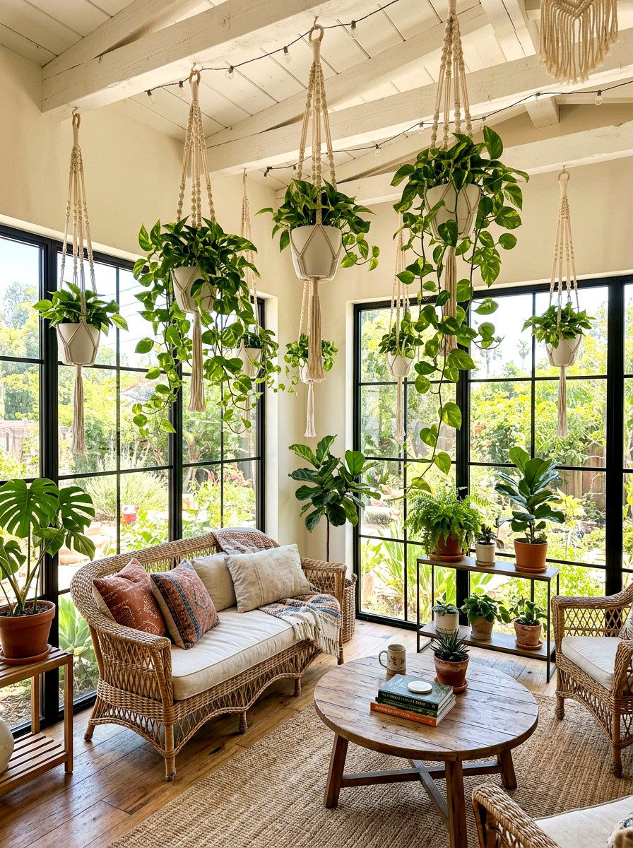 Macrame Plant Hanger - 25 Spring DIY Craft Ideas