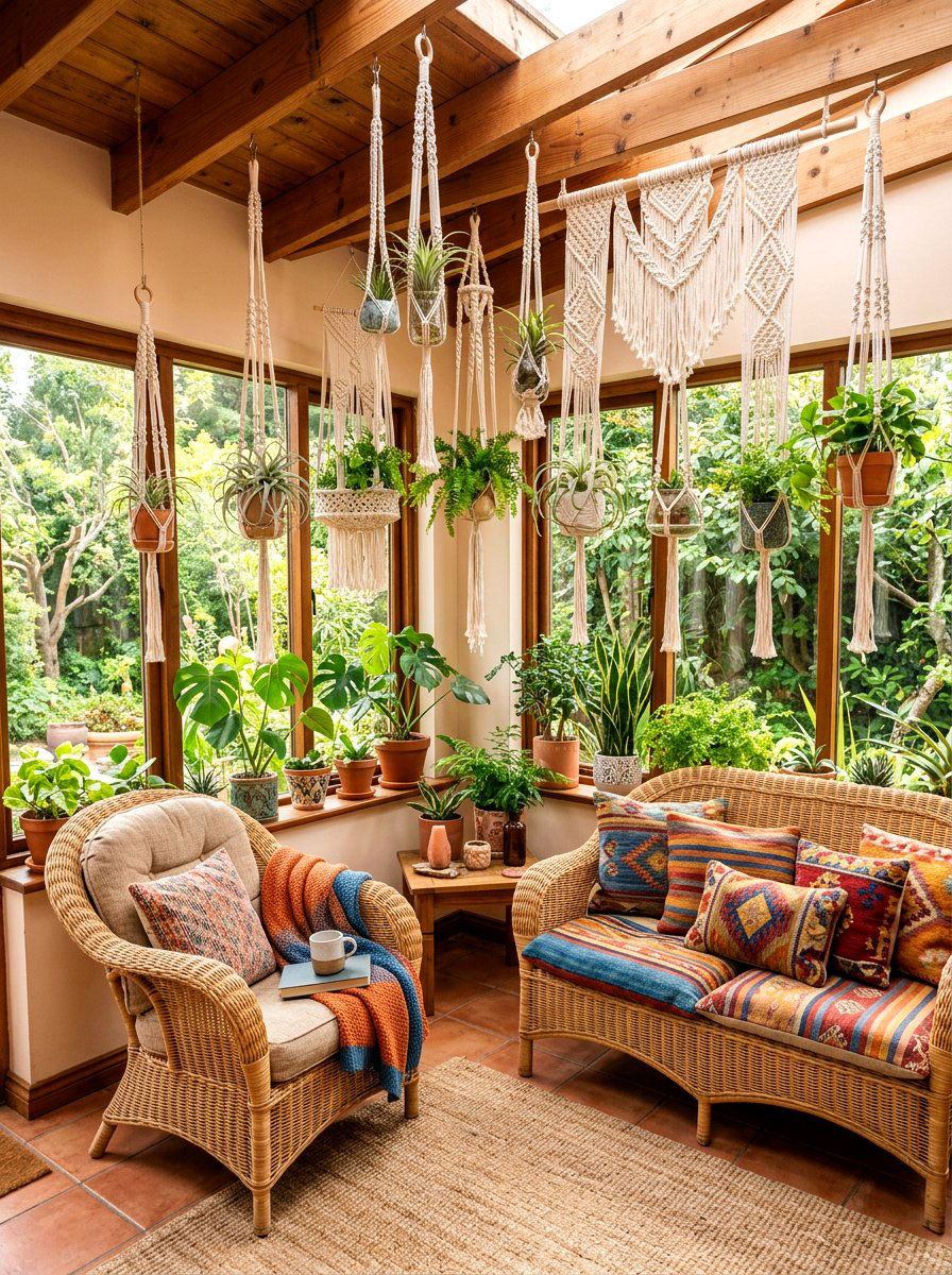 Macrame Plant Hanger - 25 Spring Air Plant Display Ideas