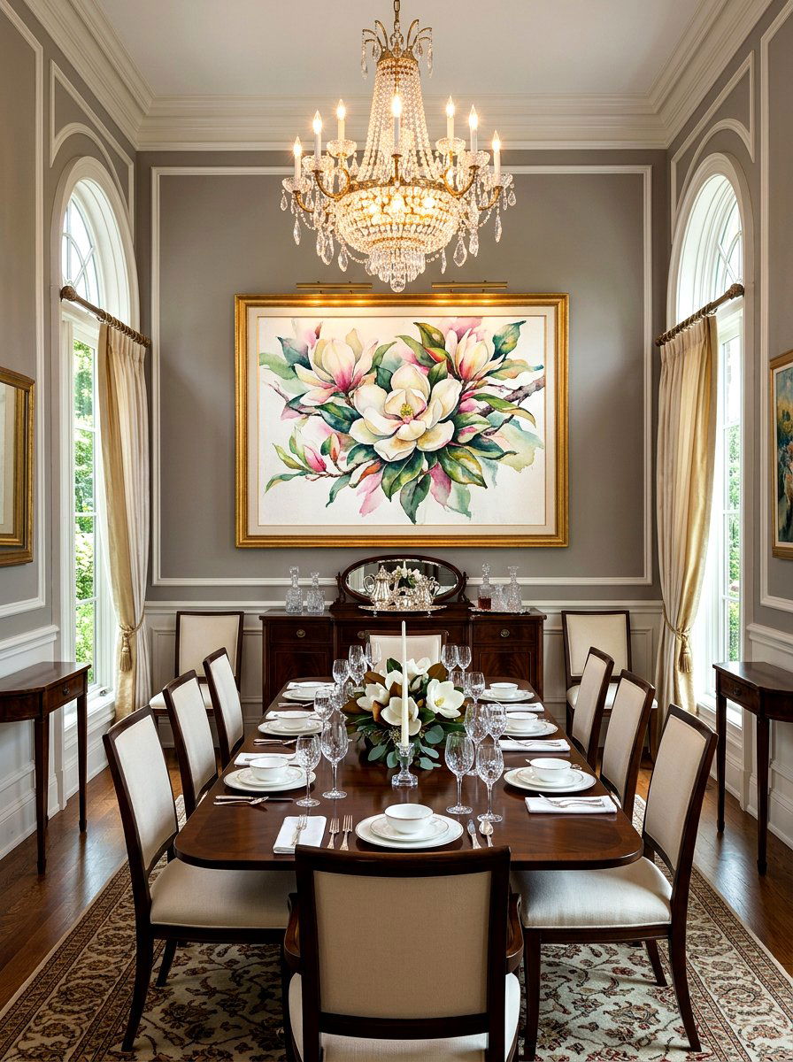 Magnolia Bloom Branch - 25 Spring Watercolor Art Ideas