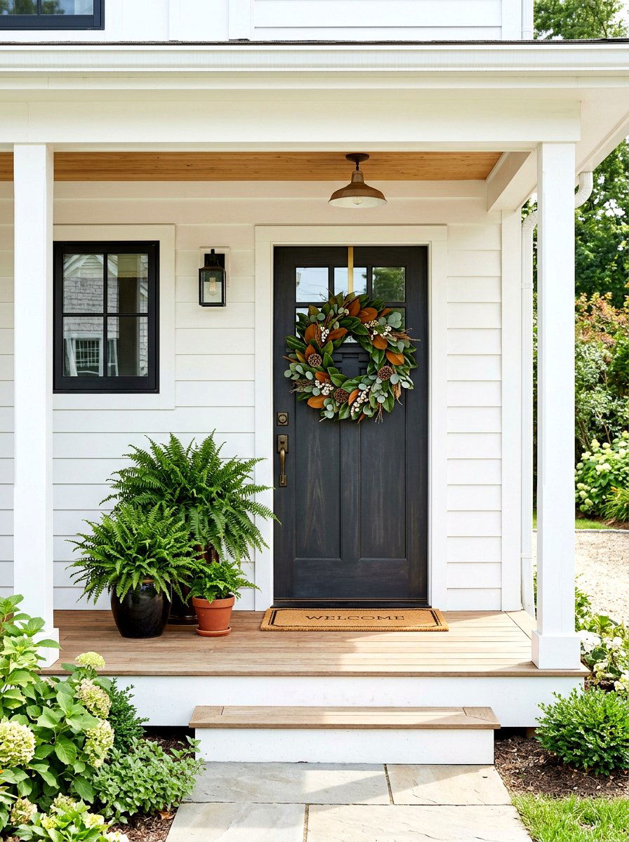 Magnolia Eucalyptus Wreath - 25 Spring Magnolia Wreath Ideas