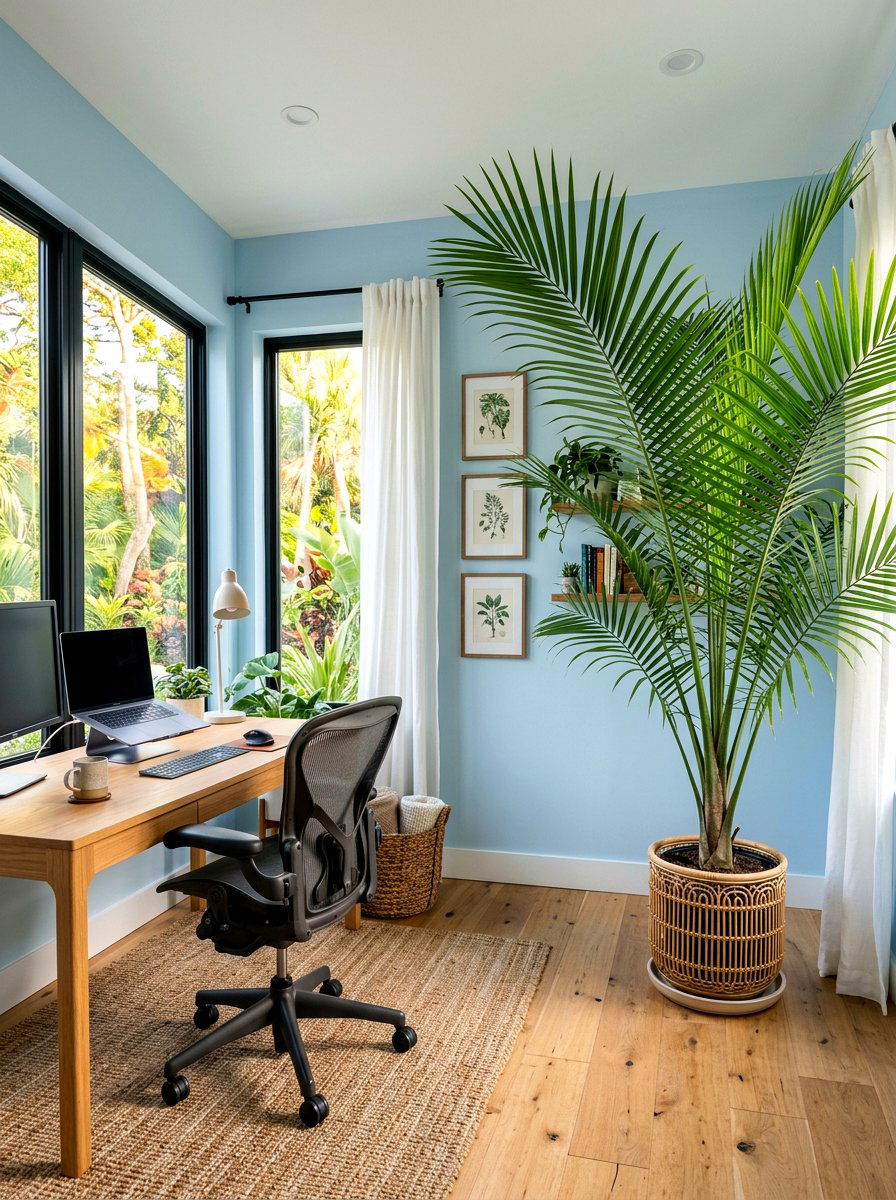 Majesty Palm Indoor - 25 Spring Tall Plant Ideas