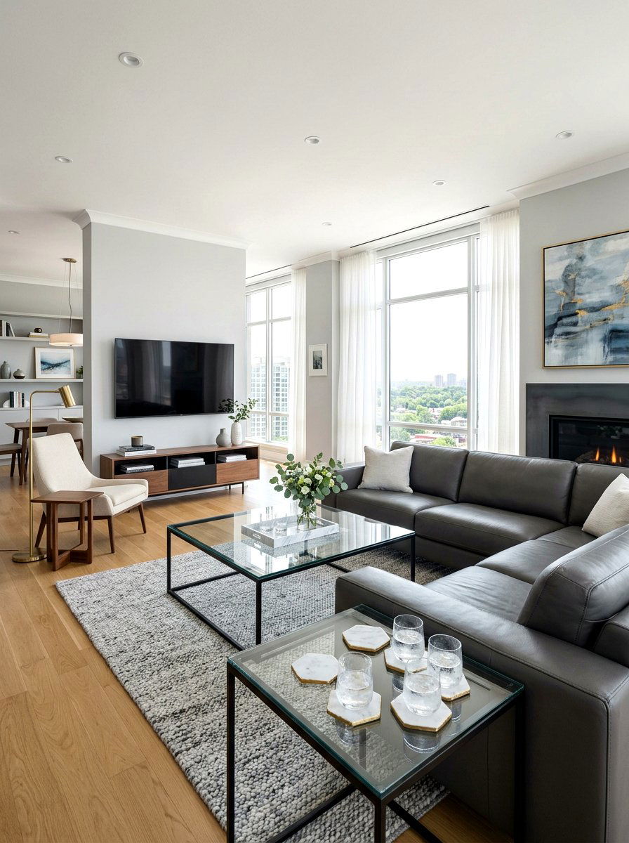 Marble Coaster Set - 25 Spring Coffee Table Decor Ideas