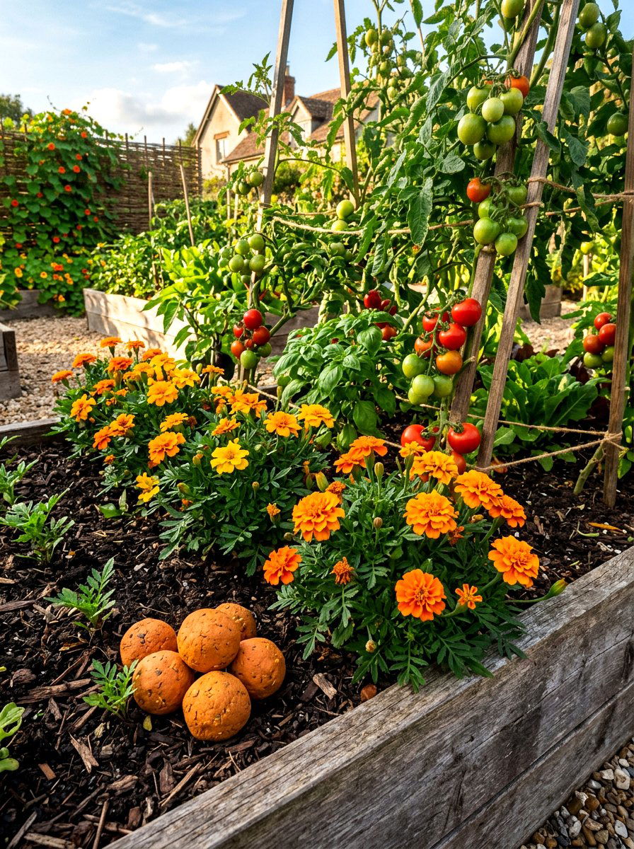 Marigold Seed Bomb - 25 Spring Seed Bomb Ideas