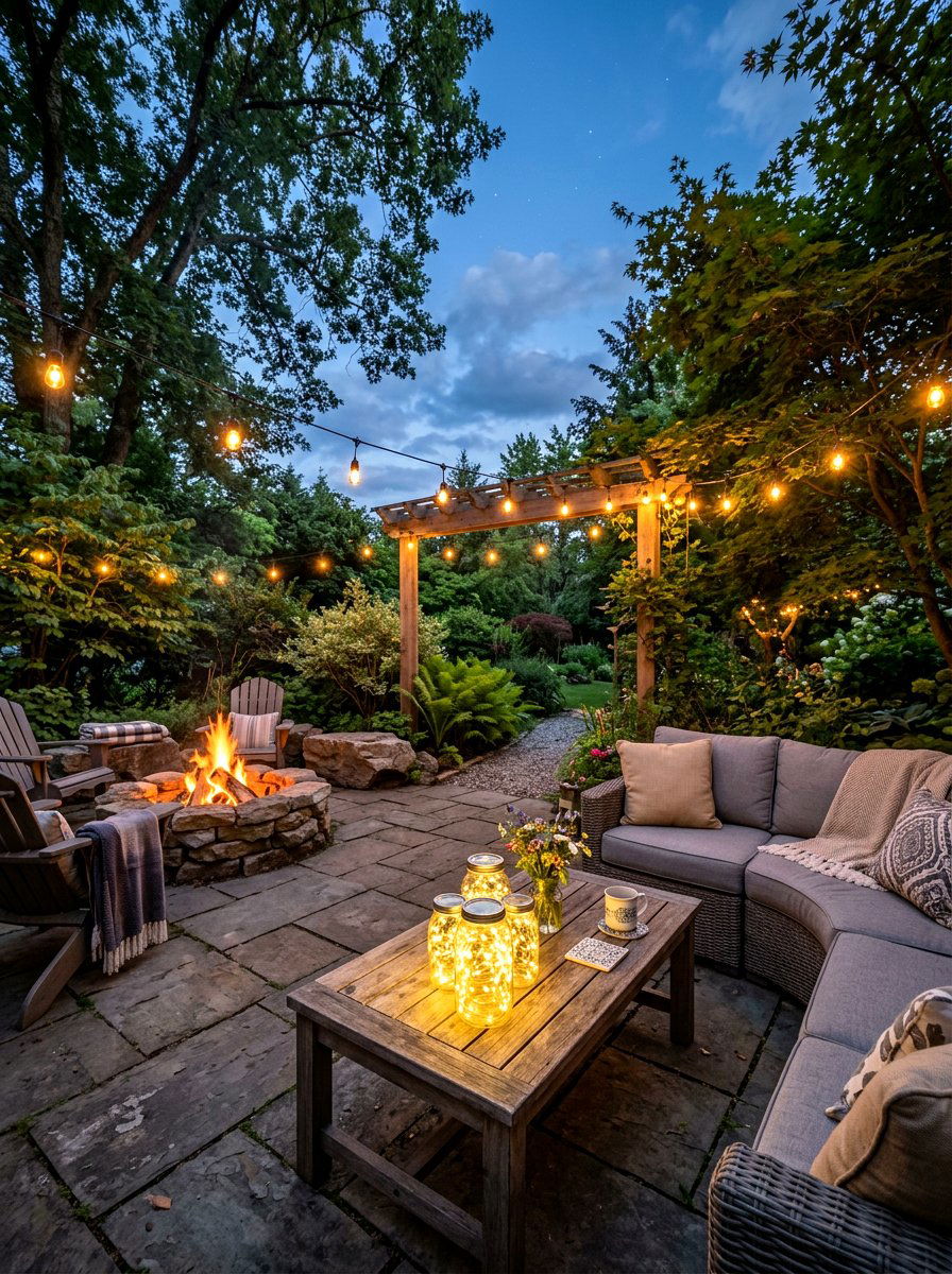 Mason Jar Fairy Light - 25 Spring Mason Jar Craft Ideas