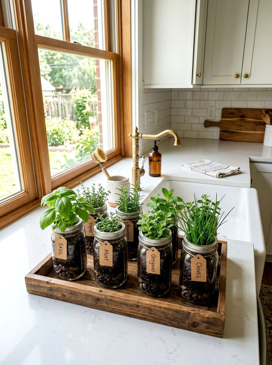 25 Spring Indoor Herb Display Ideas for Kitchen Gardens