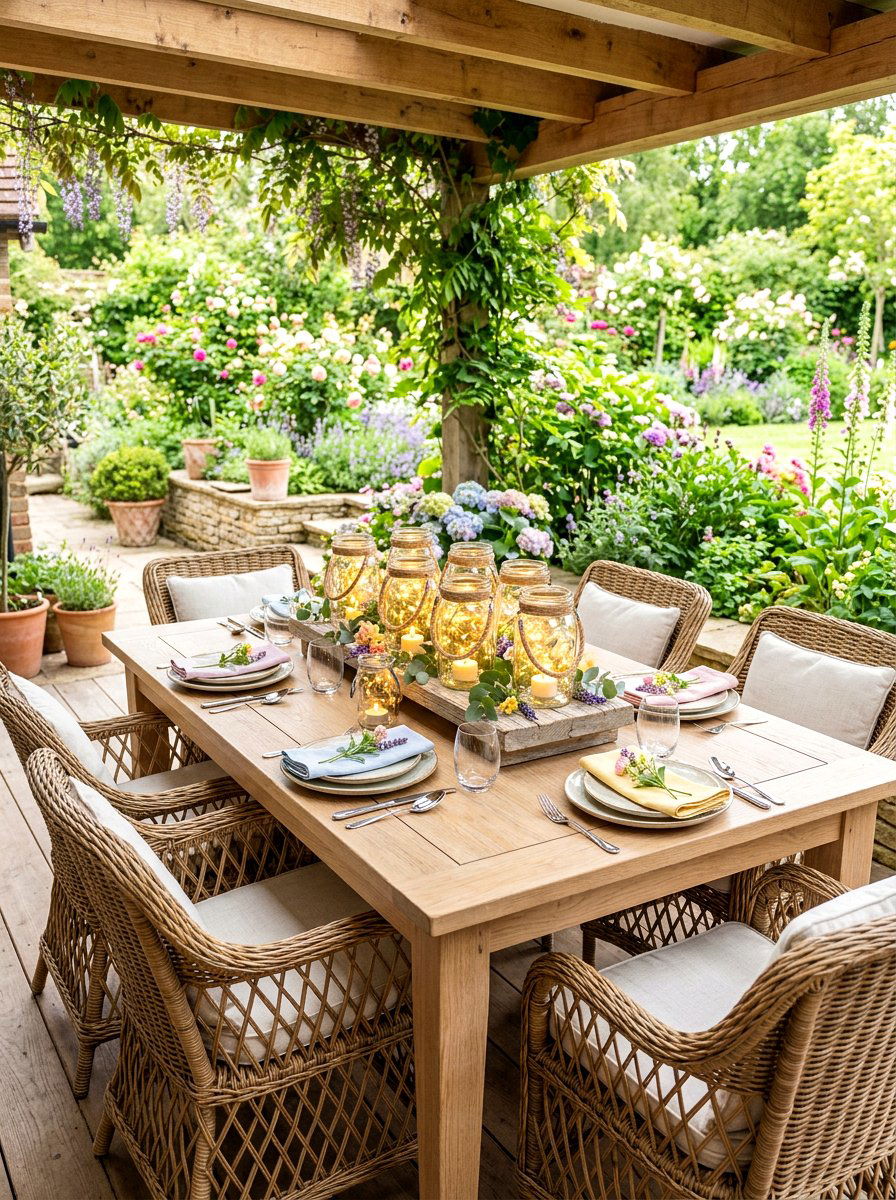 Mason Jar Lantern - 25 Spring Fairy Light Ideas