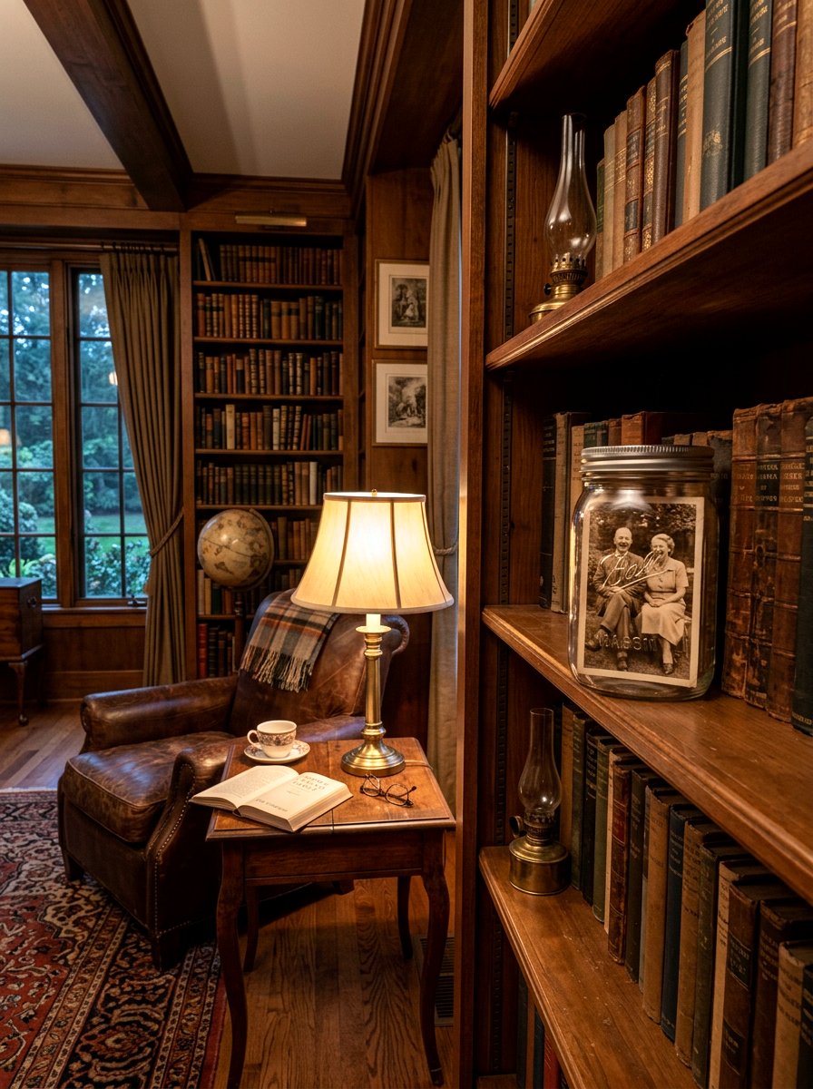 Mason Jar Picture Frame - 25 Spring Mason Jar Craft Ideas