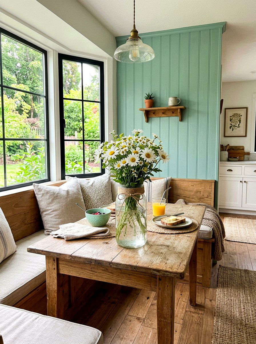 Mason Jar Vase - 25 Spring Flower Craft Ideas