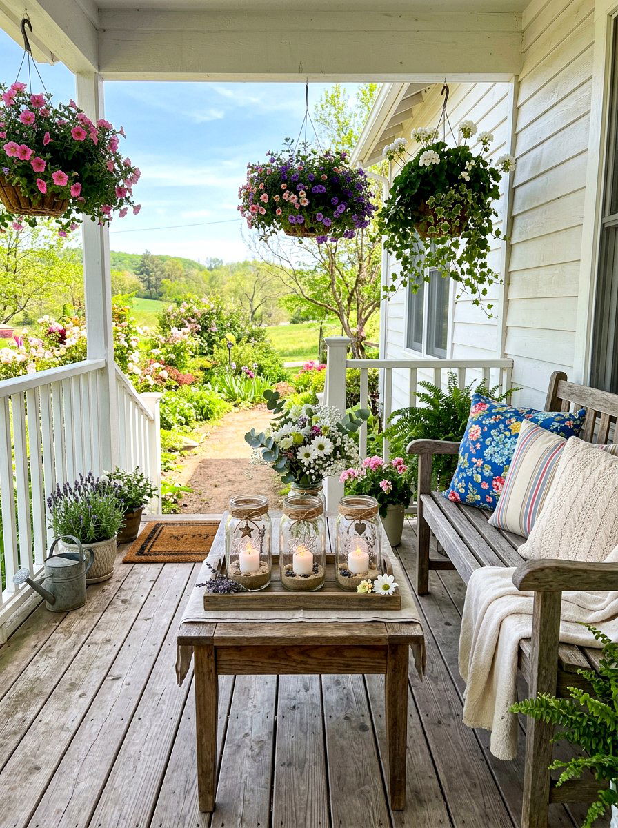 Mason Jar Votive - 25 Spring Votive Candle Ideas