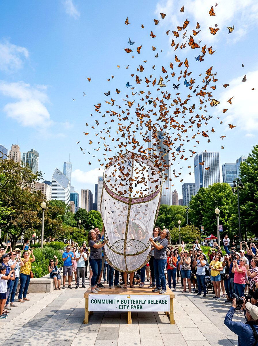 Mass butterfly release - 25 Spring Butterfly Release Ideas