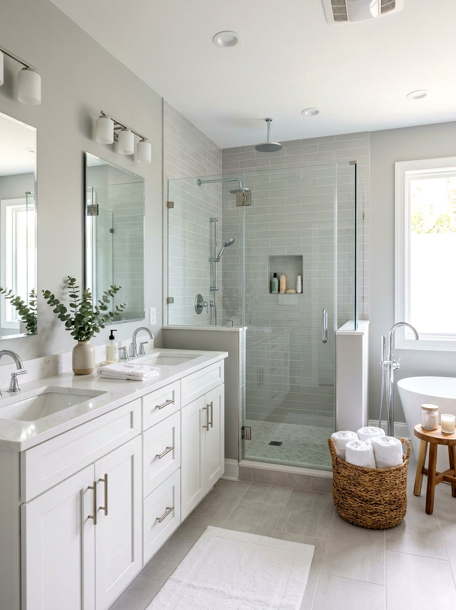 Master Bathroom Spa Decor - 25 Spring Open House Decor Ideas