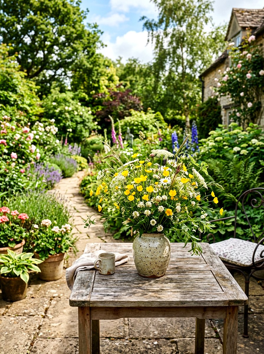 Meadow Flower Bouquet - 25 Spring Wildflower Centerpiece Ideas