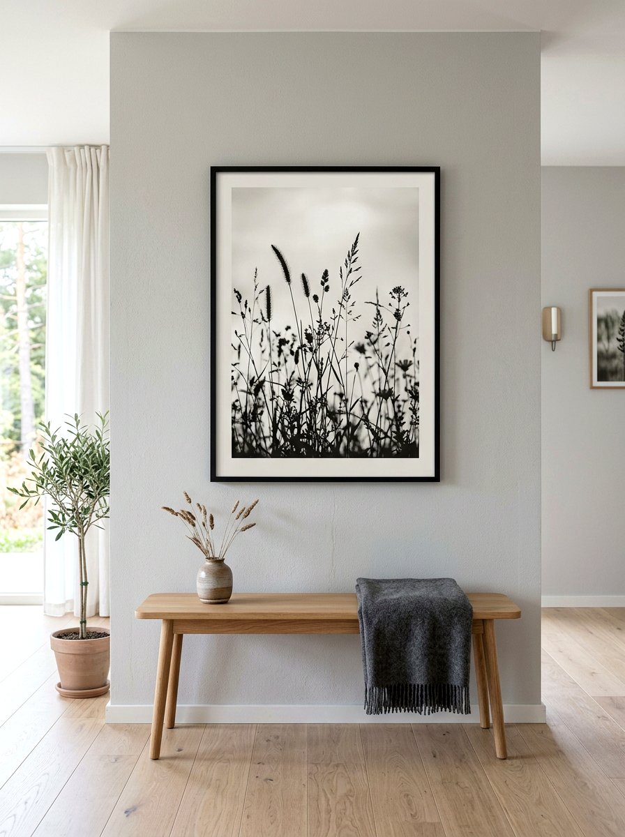 Meadow Grass Silhouette - 25 Spring Printable Art Ideas