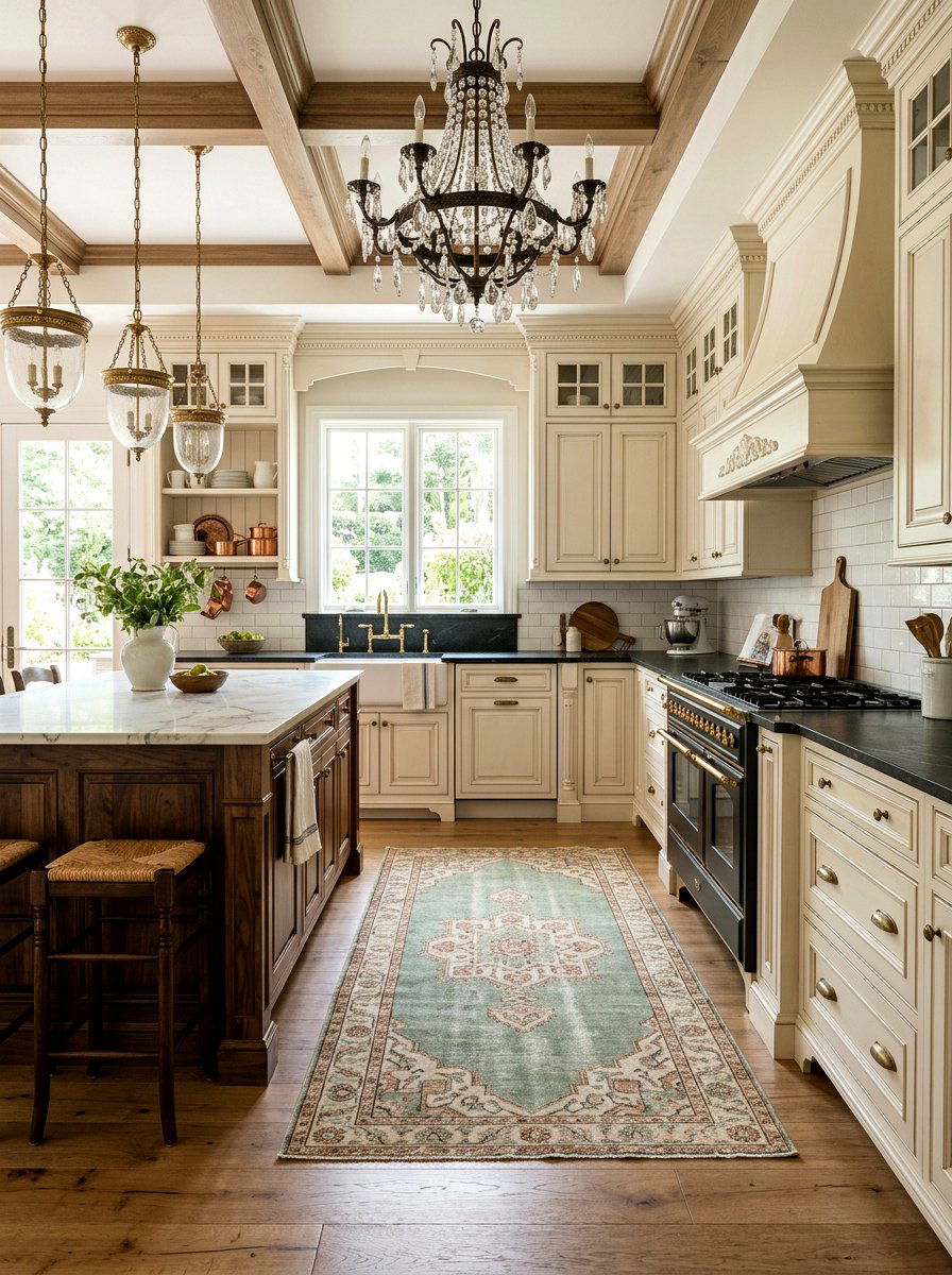 Medallion kitchen rug - 25 Spring Kitchen Rug Ideas