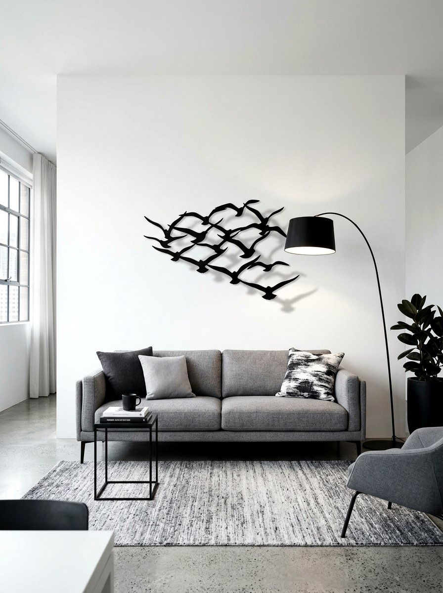 Metal Bird Silhouette - 25 Spring Bird Figurine Ideas