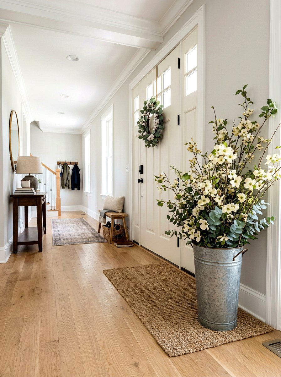 Metal Buckets - 25 Spring Thrift Store Decor Ideas