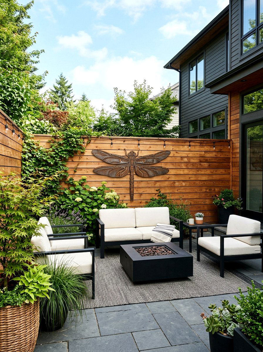 Metal Dragonfly Wall Sculptures - 25 Spring Insect Decor Ideas