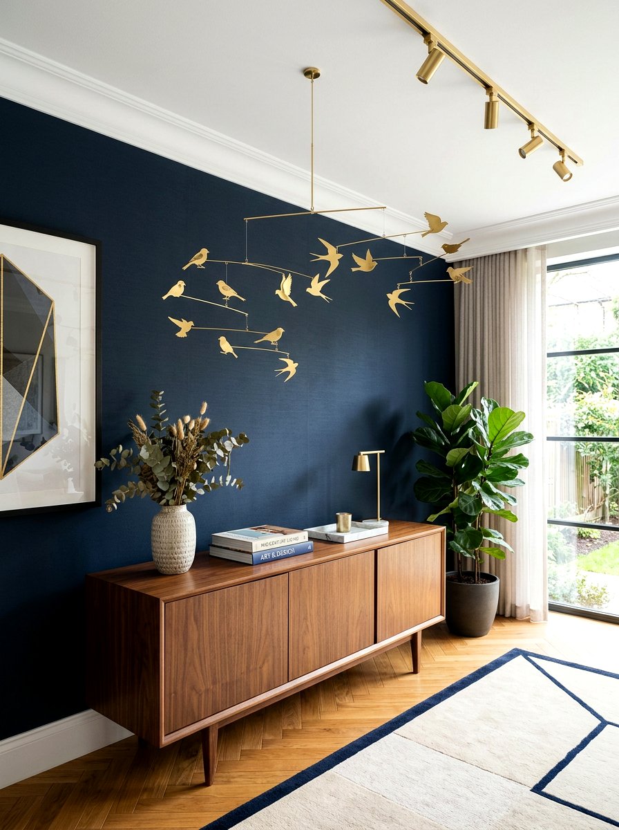 Metal Silhouette Bird Mobile - 25 Spring Bird Mobile Ideas