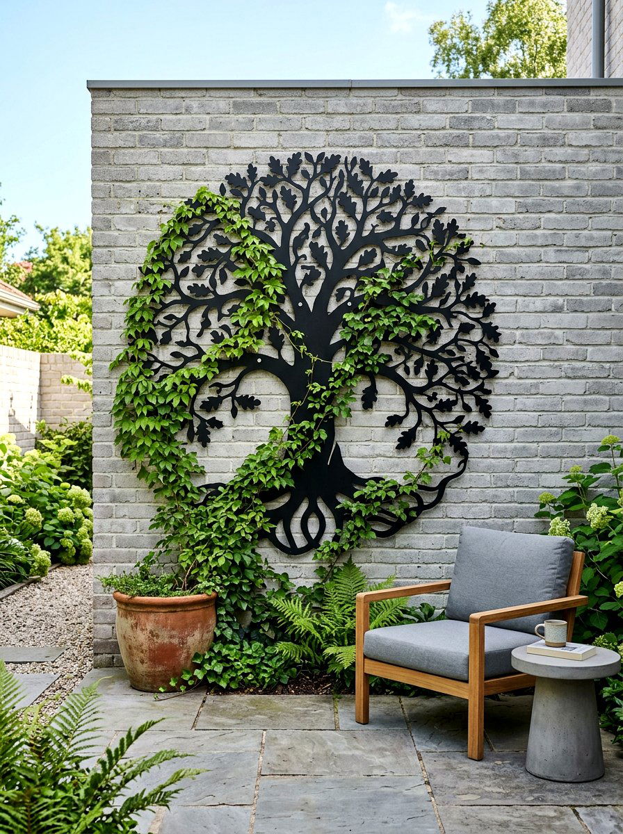 Metal Wall Art For Vines - 25 Spring Trellis Decor Ideas