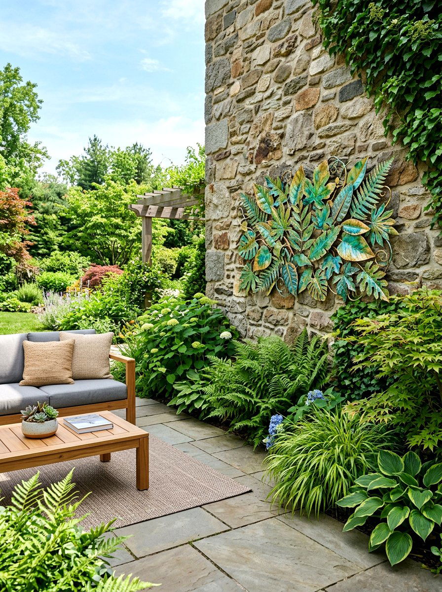 Metal Watercolor Wall Sculpture - 25 Spring Watercolor Decor Ideas