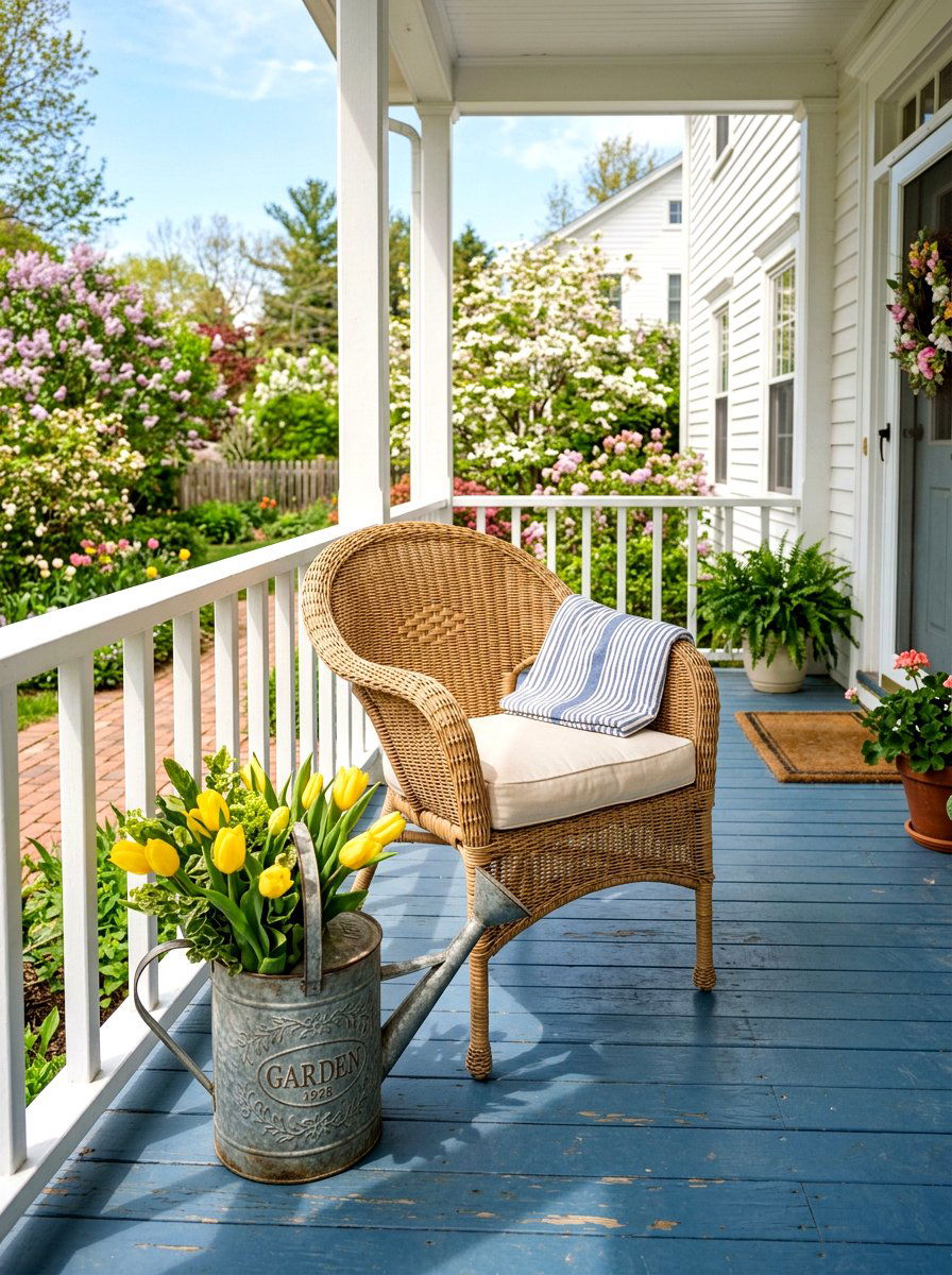 Metal Watering Can - 25 Spring Flea Market Find Ideas