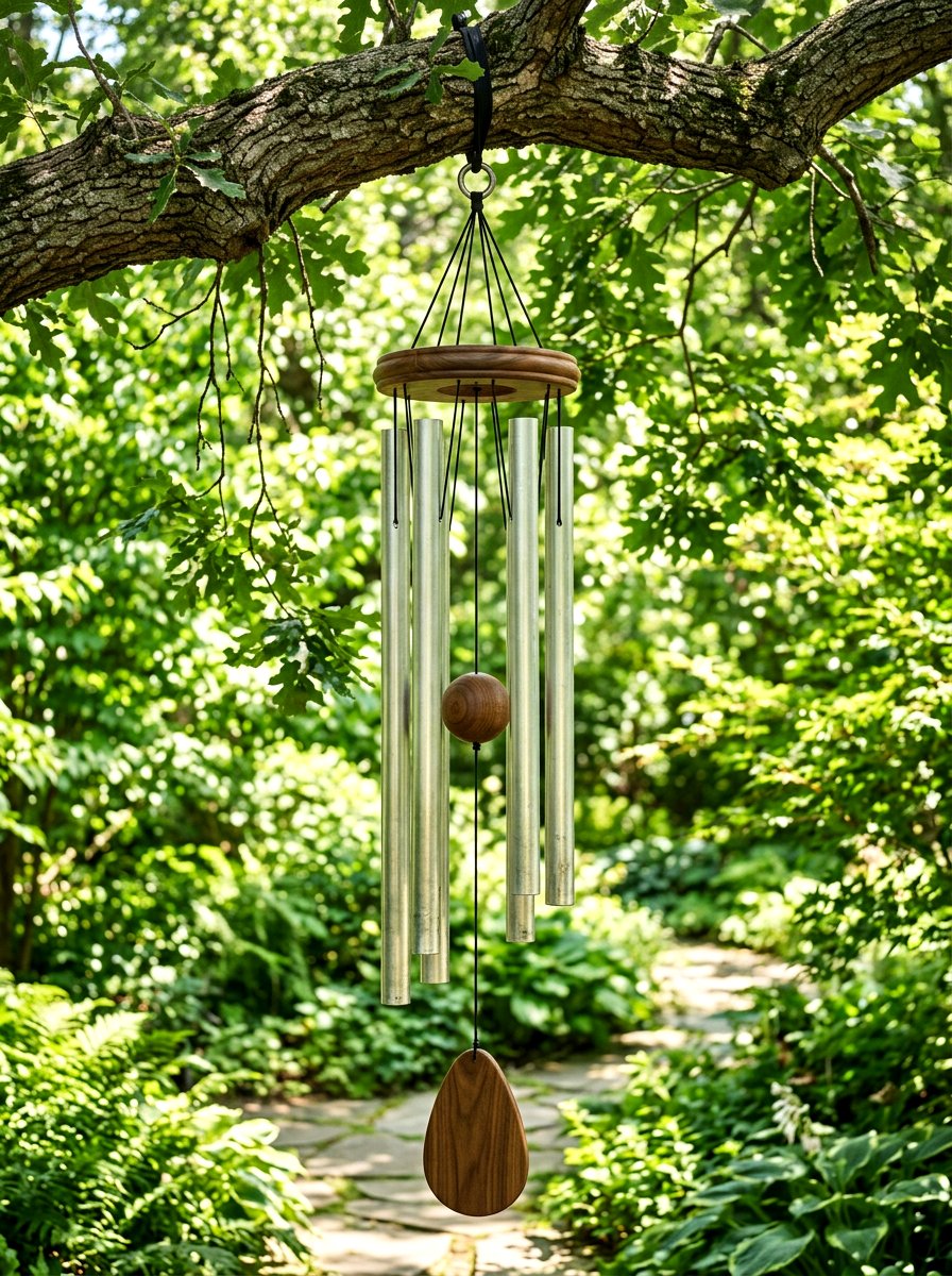 Metal Wind Chimes - 25 Spring Metal Garden Decor Ideas