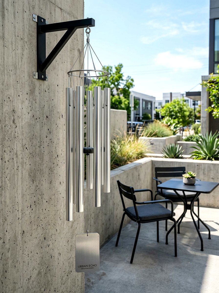 Metal pipe wind chime - 25 Spring Wind Chime Ideas