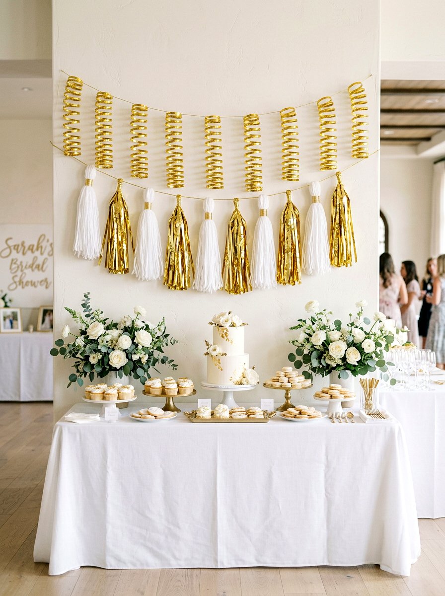 Metallic Gold Spring Tassel - 25 Spring Tassel Garland Ideas