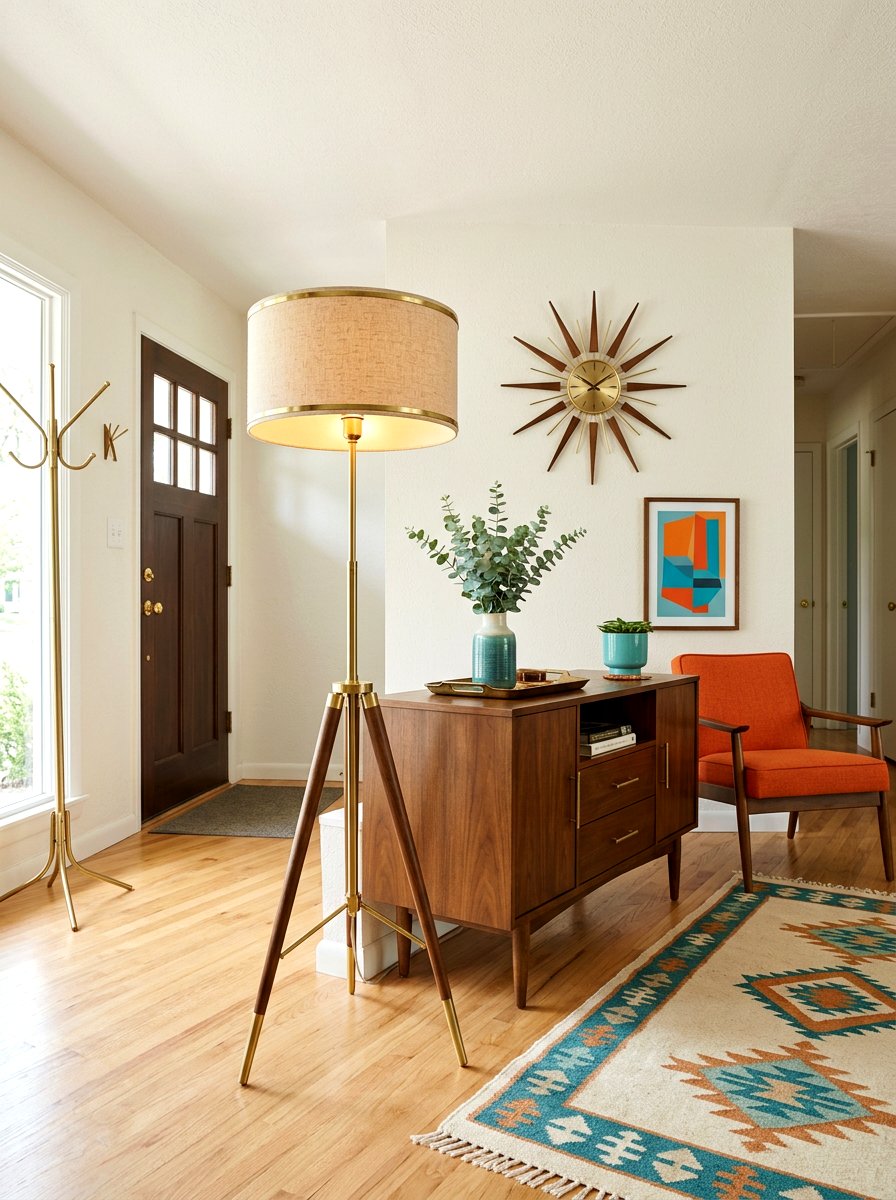Mid Century Modern Entryway Lamp - 25 Spring Foyer Chandelier Ideas