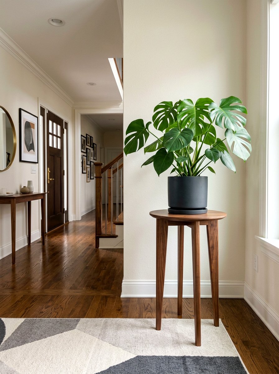 Mid Century Pedestal - 25 Spring Plant Stand Ideas