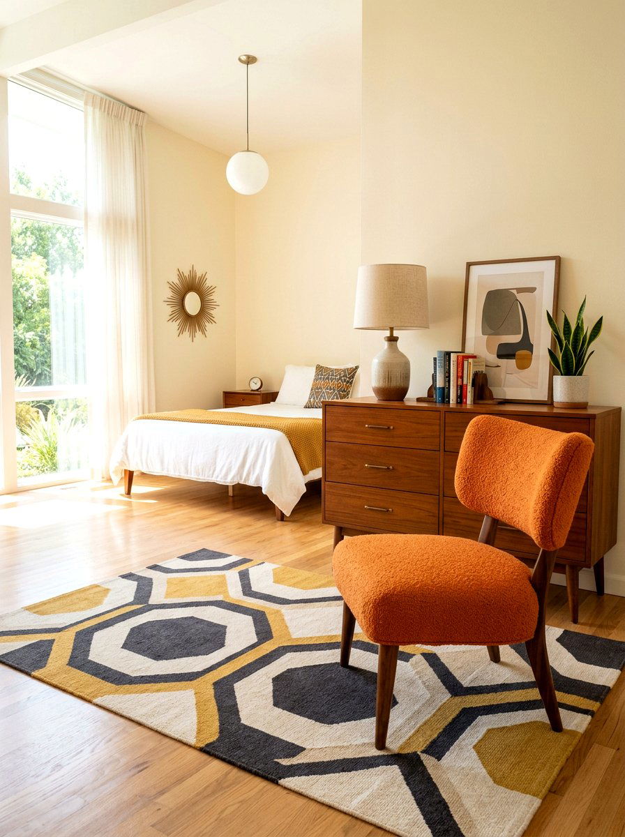 Mid century modern chair - 25 Spring Bedroom Chair Ideas