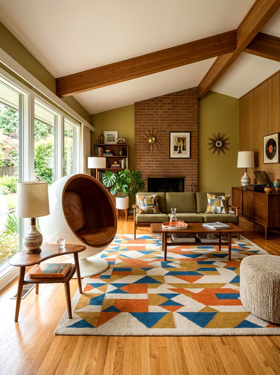 Mid century modern sphere - 25 Spring Pendant Light Ideas