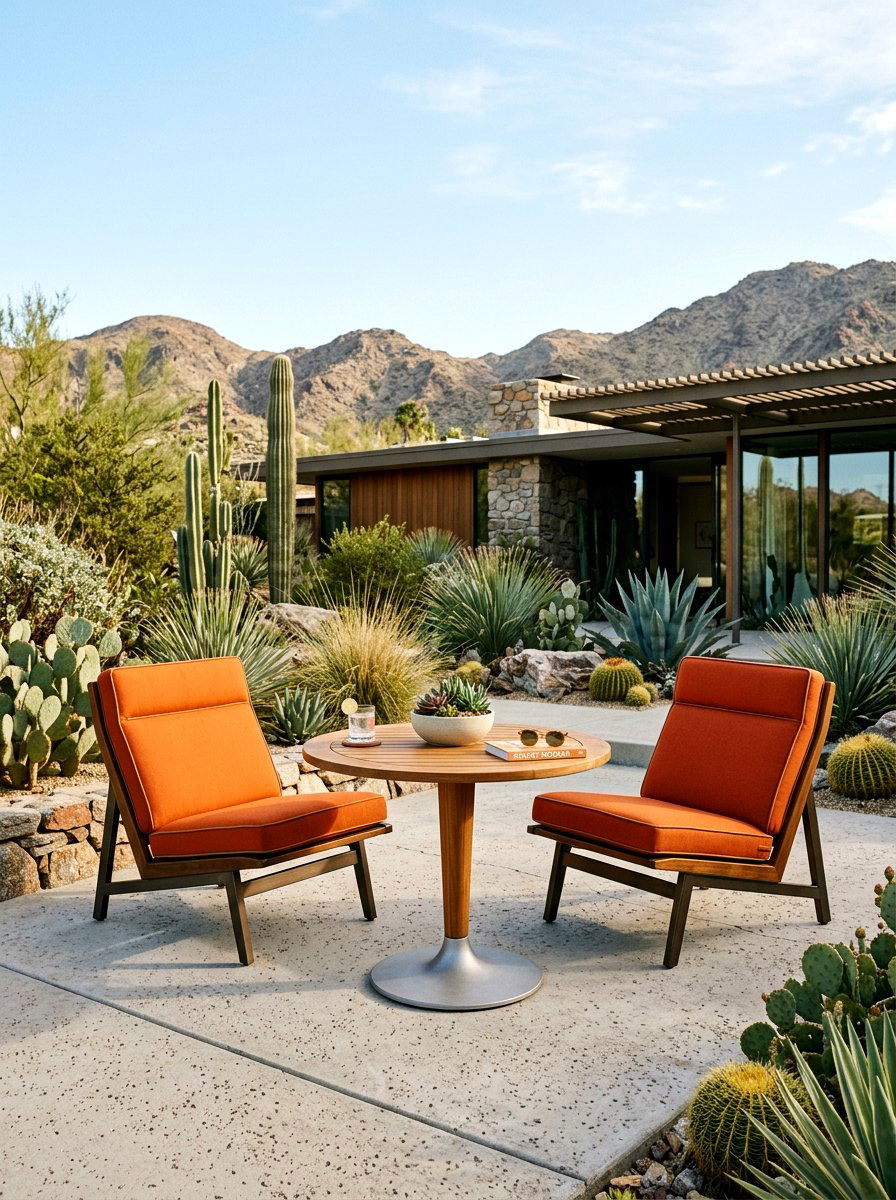 Mid century outdoor furniture - 25 Spring Outdoor Furniture Decor Ideas