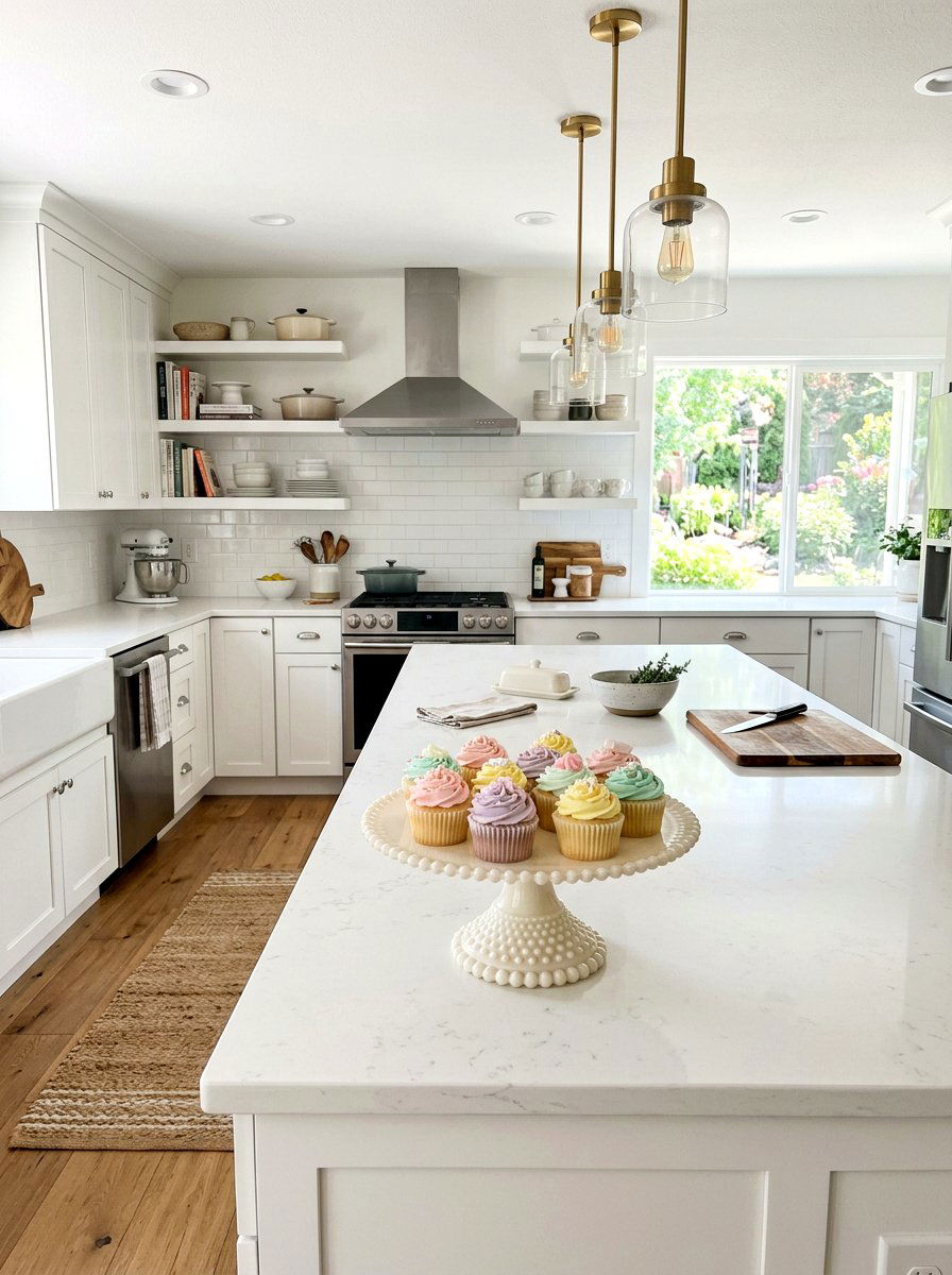 Milk Glass Cake Stand - 25 Spring Milk Glass Decor Ideas