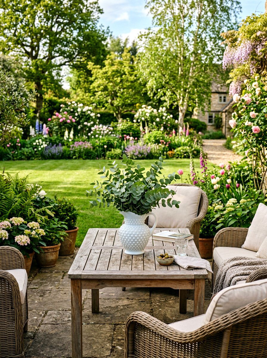 Milk Glass Pitcher With Greenery - 25 Spring Milk Glass Decor Ideas