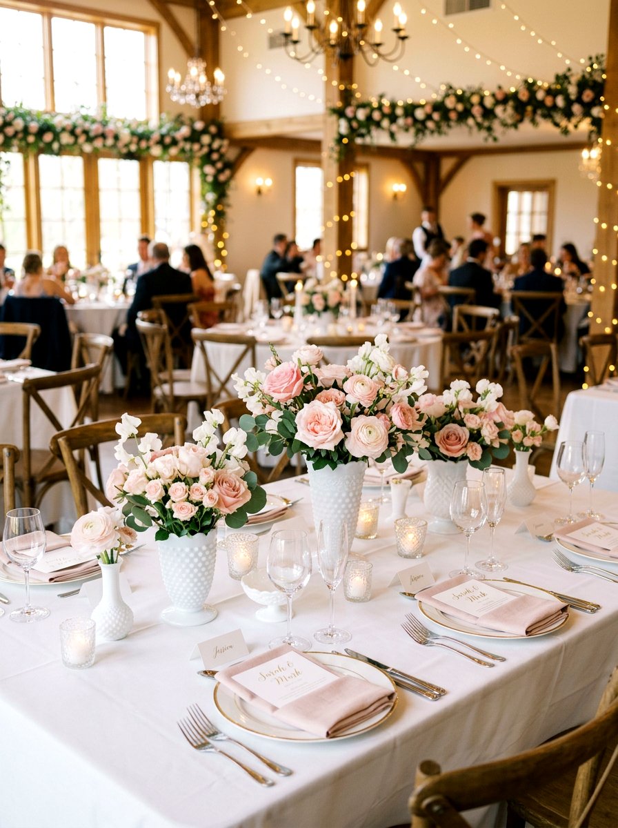 Milk Glass Wedding Decor - 25 Spring Milk Glass Decor Ideas