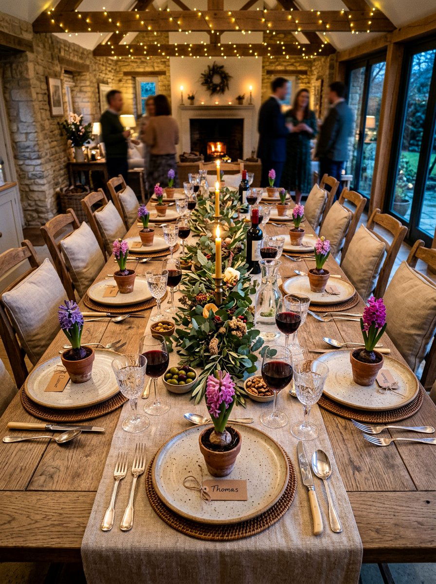 Mini Hyacinth Pot Favors - 25 Spring Hyacinth Arrangement Ideas