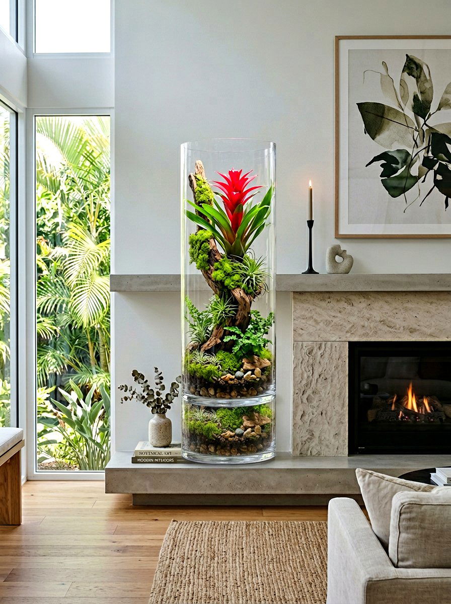 Miniature Bromeliad - 25 Spring Terrarium Plant Ideas
